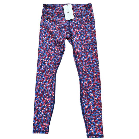 Fabletics‎ Mid-Rise Printed Powerhold Leggings Size 6 - Picture 1 of 5